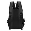 Fashion Solid Color High-Quality PU Leather Men's Backpack   Hombre Backpack Men School Bag