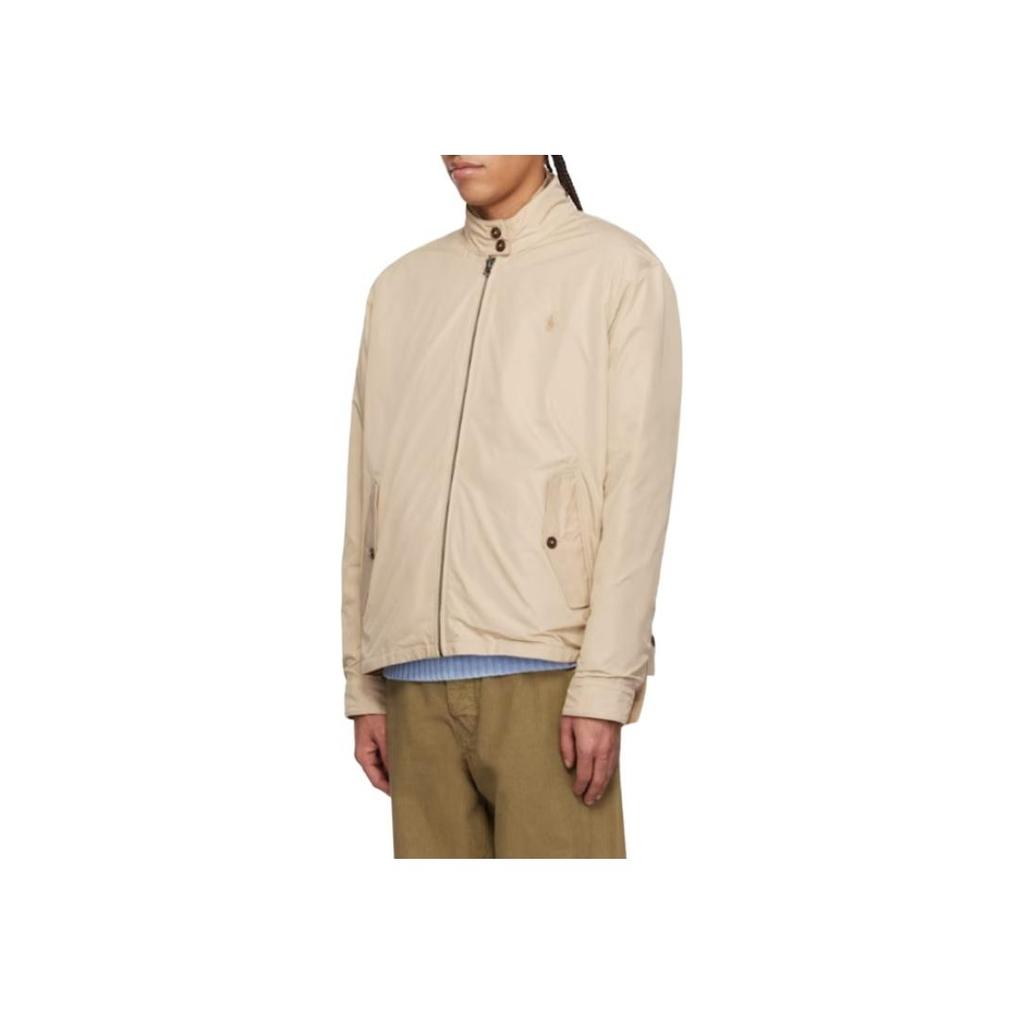 Polo Ralph Lauren Reversible Zip Long Sleeve Polo Jacket Men jackets Beige 710962187-001