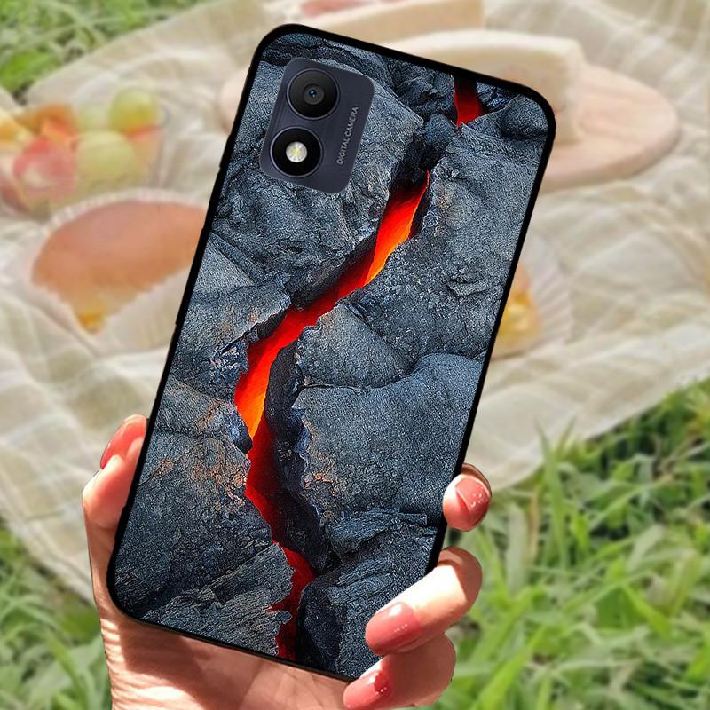 Etui do Alcatel 1B 2022 5031D 5031G Czarne Etui Silikonowe Miękkie TPU Pokrowiec na Telefon Fundas Case Dla Alcatel 1B 2022 5.5" Etui z Zderzakiem