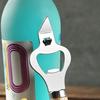 Otvírák na láhve ve tvaru fotbalového míče, Nerezový sběrač víček od piva se dřevěnou rukojetí, Multifunkční nástroj na otevírání plechovek do kuchyně, Dárková sada pro fanoušky fotbalu