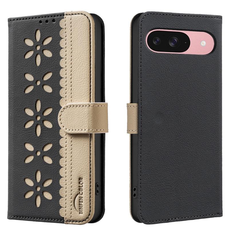 Colorful Flowers Wallet Card Holder Magnetic Leather Case for Google Pixel 9 Pro XL 8 8A Pixel9 Pixel8 Flip Purse Phone Cover