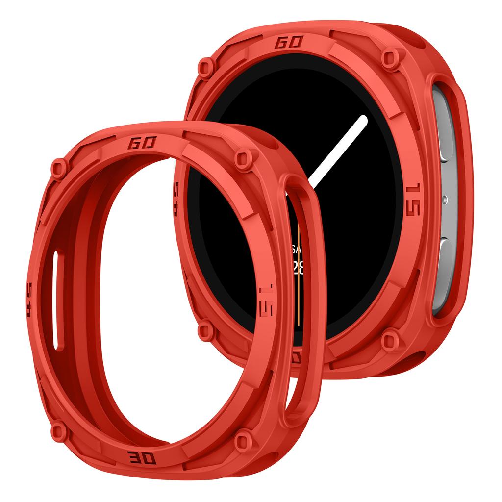 Robustes Lünettengehäuse für Samsung Galaxy 8 44mm 40mm Schutz Zubehör Harter PC Stoßstangenrahmen Skalen Schutz Galaxy watch8 Hülle