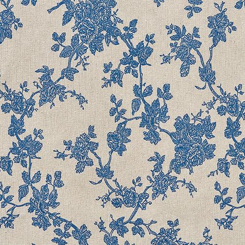 

1шт ретро синяя цветочная наволочка из хлопка и льна с принтом для дивана, гостиной, спальни, домашнего декора 30x50/45x45/50x50см серия Nuan 30cm x 50cm