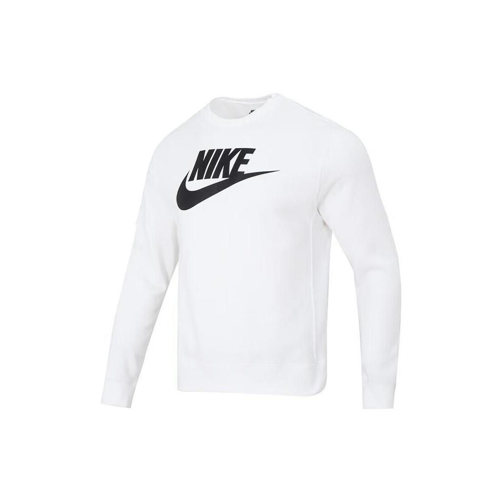 Nike Sweatshirts Homme Blanc Col Rond Modéré Autre DQ4913-100