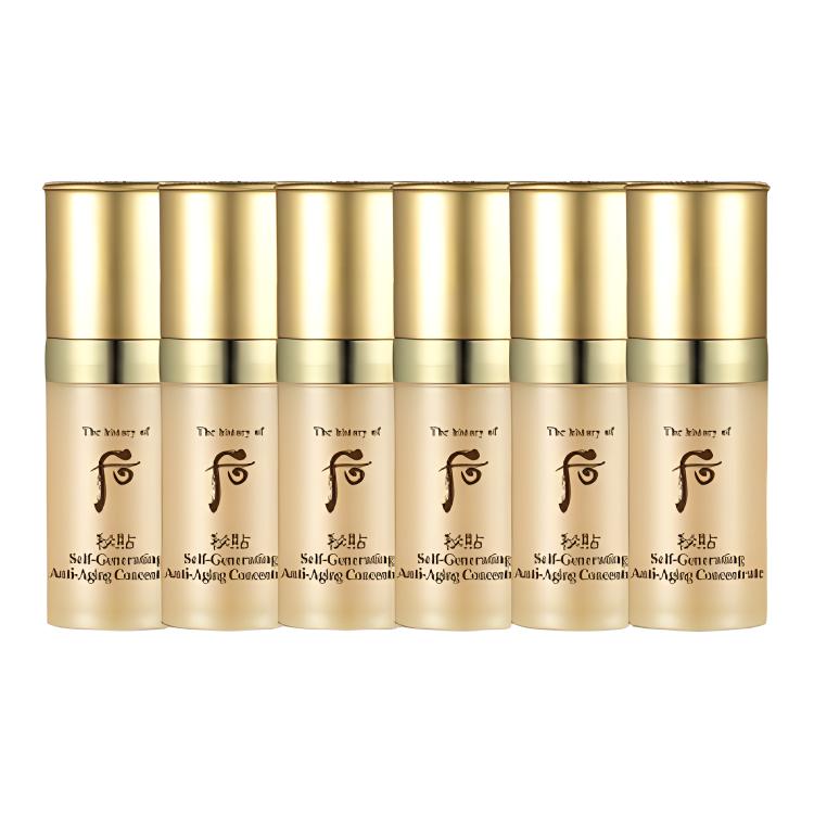 

The history of whoo Self-Generating Anti-Aging Concentrate Travel Size Sample 8ml*6