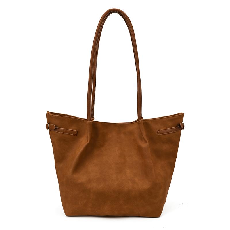 

Большая вместительная сумка-тоут Женская винтажная сумка через плечо Сумка под мышку коричневый