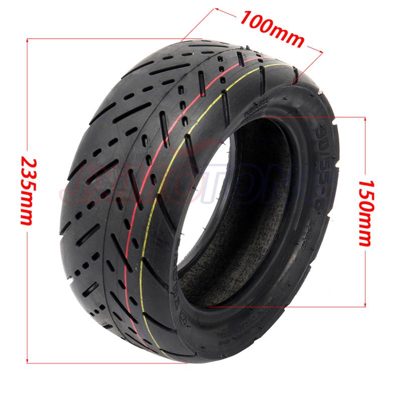 TUOVT 90/55-6 Off-road Vacuum Tyre or 10 Inch City Tubeless Tire for Electric Scooter Accessories
