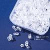 300 Silicone Earplugs & Earring Backs - Transparent Anti-Drop Ear Stud Caps