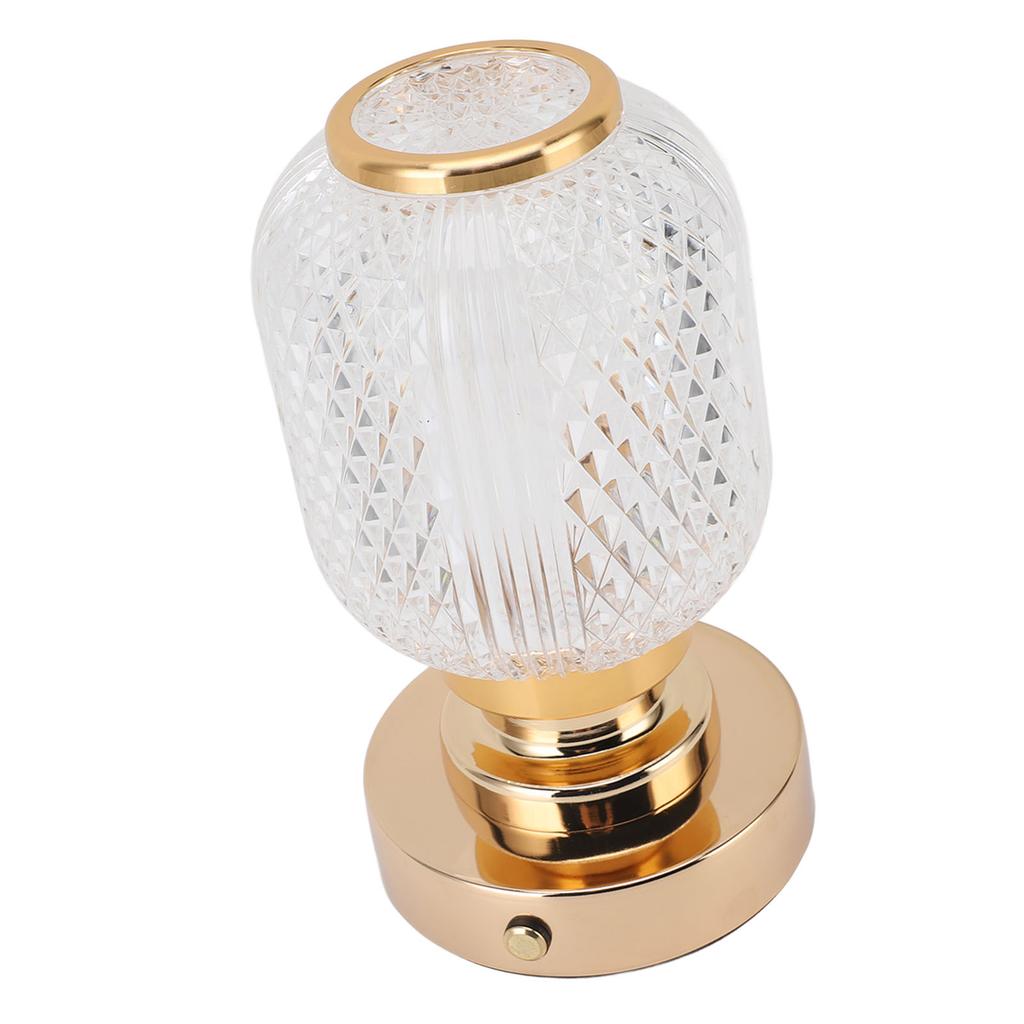Cordless Table Lamp 3 Color Modes Stepless Adjustable Portable Rechargeable Battery Operated LED Touch Lamp for Bedroom