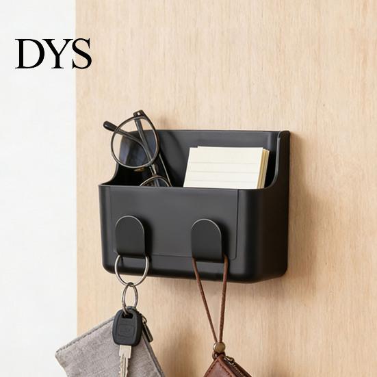 Stable Car Storage Hook Multi-Function Box Self-Adhesive Organizer for Phone Hands-free Cards Wallet Dashboard Tray Vehicle Home Office Card Holder