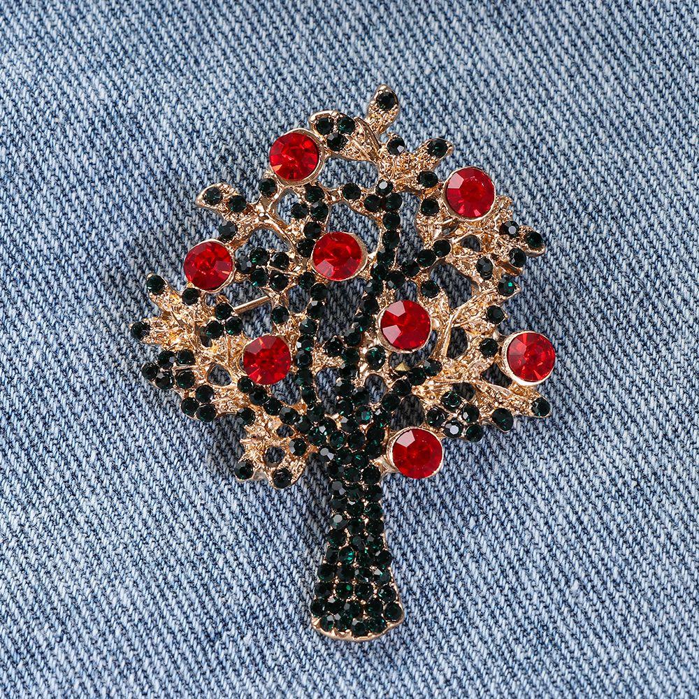 Módní šperky s kamínky Vánoční dárek Vánoční brože Odznaky Brože Špendlíky na vánoční stromeček