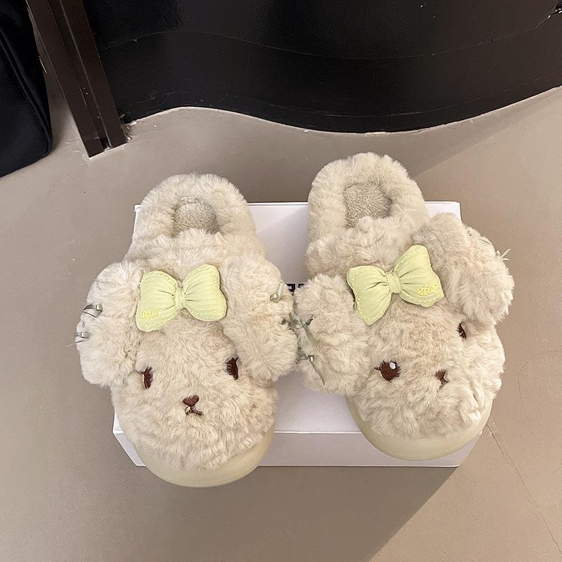 

Женские мультяшные милые большого размера зимние теплые с подкладкой нескользящие уличные ботинки для пеших прогулок, альпинизма, спорта, хлопковые шлепанцы 40/41 зелёный