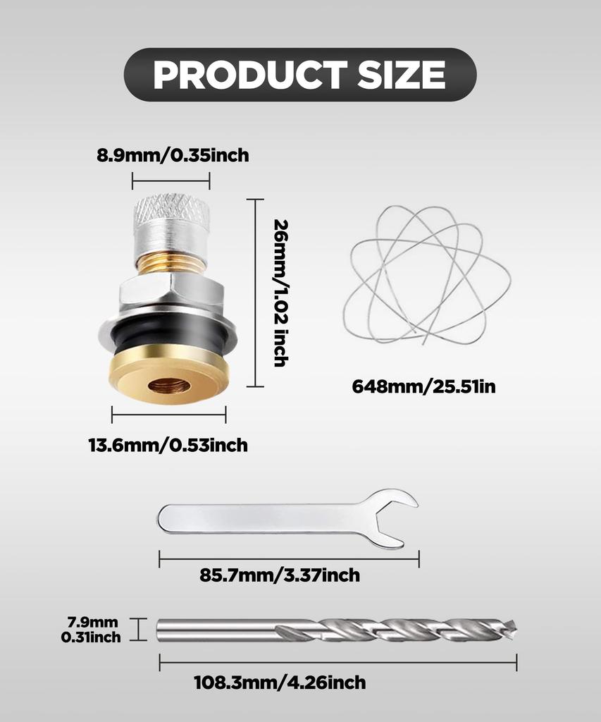 YAKEFLY Fuel Gas Tank Vent Cap Leak Proof Gas Jug Vent Cap Flow Reinforced