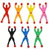 Sticky Spider Man Climbing Toy for Kids Flip Wall Crawler Stress Relief Funny Mini Figure Reusable Adhesive Wall Climbing Man