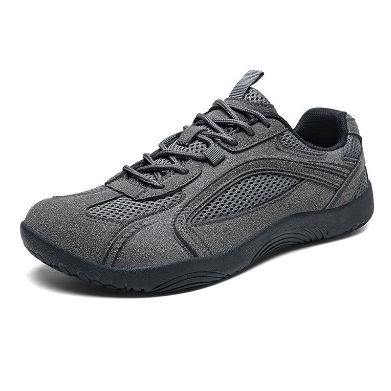 Spring 2026 Men's Wide Toe Non-slip Barefoot Hiking Shoes - Wear-resistant, Casual Outdoor Footwear.