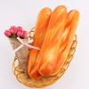 Soft Lifelike Simulation Food Fake Bread Long Cake Model Artificial Bread Model  Home Decoration