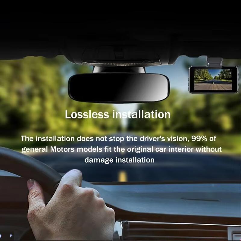 Hd Dashcam Wireless WiFi Connects Front and Rear Dual Lens with Reverse Video Car Black Box, Car DVR, Car Surveillance Camera
