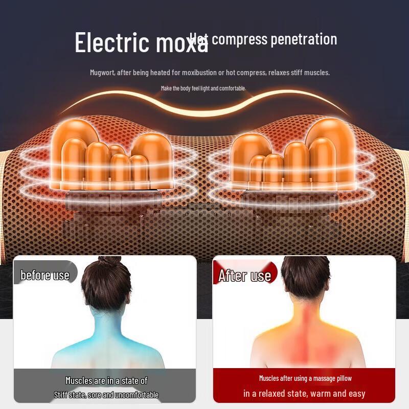 AUX K39 Neck Shoulder Back Massager Cushion