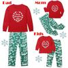 2025 European Christmas Parent-Child Pajama Set, Long Sleeve Homewear