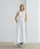 RENEJ Belted Shirring Long Dress