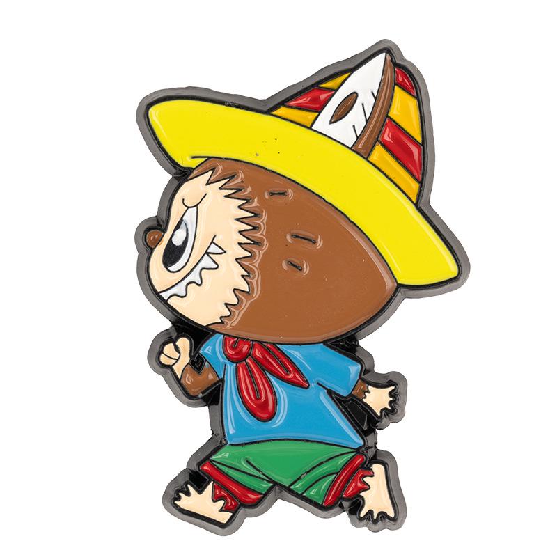 

Labubu Cartoon Fridge Magnet - Exquisite Baked Enamel & Strong Metal Badge