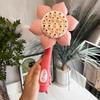 Non-Toxic 23 Hole Sunflower Bubble Machine Electric Automatic Bubbles Maker Pomperos Summer Soap Blower Outdoor Toys For Children