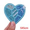 2026 NEW Glitter Diamond Bow Patch Cartoon Glitter Embroidered Patches For Clothes Iron on Patches For Clothing Sew Badges DIY