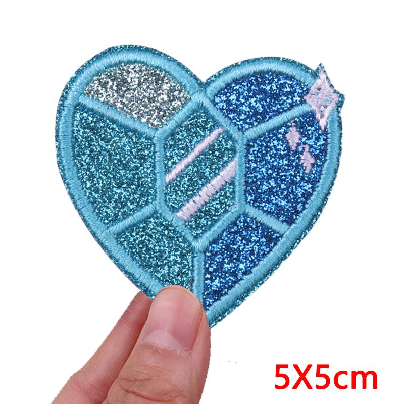 2026 NEW Glitter Diamond Bow Patch Cartoon Glitter Embroidered Patches For Clothes Iron on Patches For Clothing Sew Badges DIY