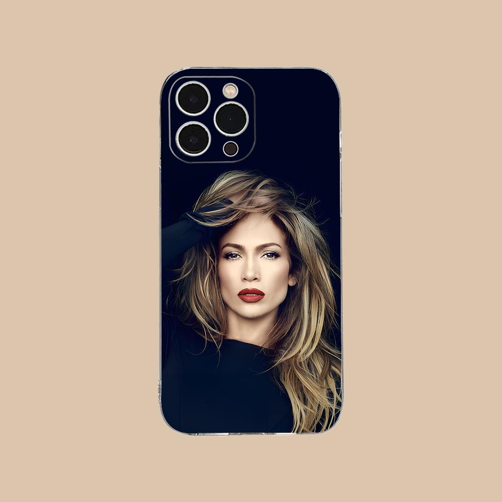 Jennifer Lopez Mobile Cell Phone Case for iPhone 17 16 15 14 13 12 11 X XR XS Air Pro Max Plus Mini Clear Colorful Cover Pretty