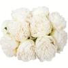 10pcs Artificial Flowers, 5 Heads Silk Flowers Fake Peony, Silk Flower Fake Hand-held Flower, Home Living Room Indoor and Outdoor Decoration