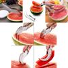 Watermelon Slicer Cutter Knife Server Corer Scoop Stainless Steel Tool Carve