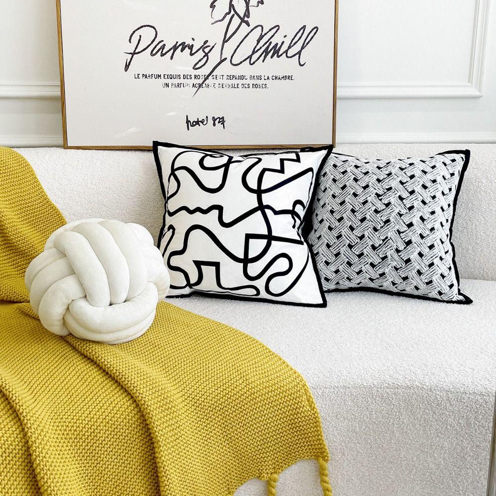 

45x45cm Throw Pillow Cover Dacron Pillow Case Sofa Decor Pillow Shell Adult 1