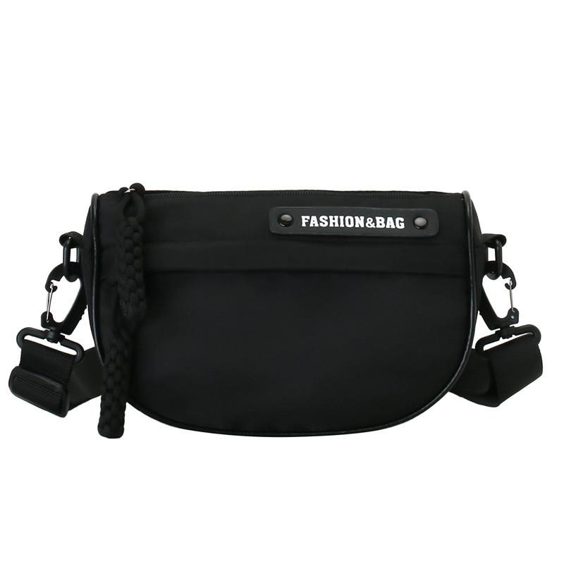 Trendy Korean Style Kids Shoulder Bag Chic Half Moon Design For Boys And Girls