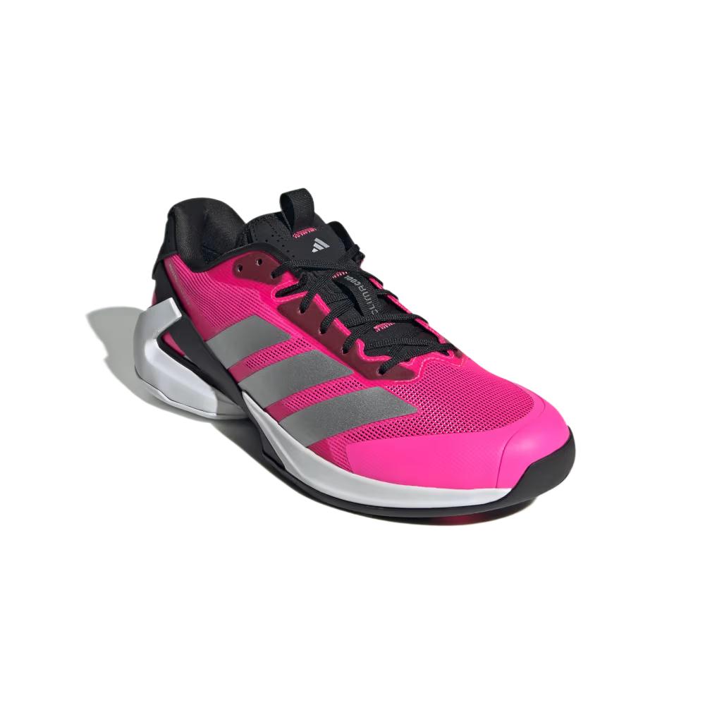 adidas Adizero Ubersonic 5 Rosa Lucido Argento Metallizzato Nero Scarpe da Ginnastica da Uomo Core-Black JQ2901