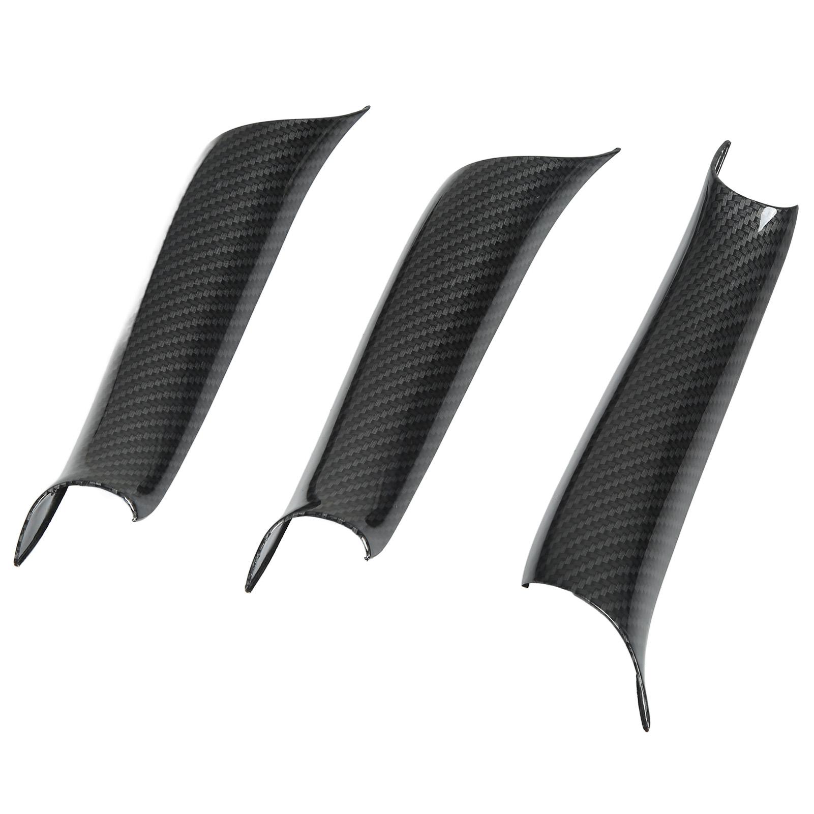 

3 шт. Накладка на внутреннюю дверную ручку автомобиля из углеродного волокна для X5 X6 F15 F16 20142018