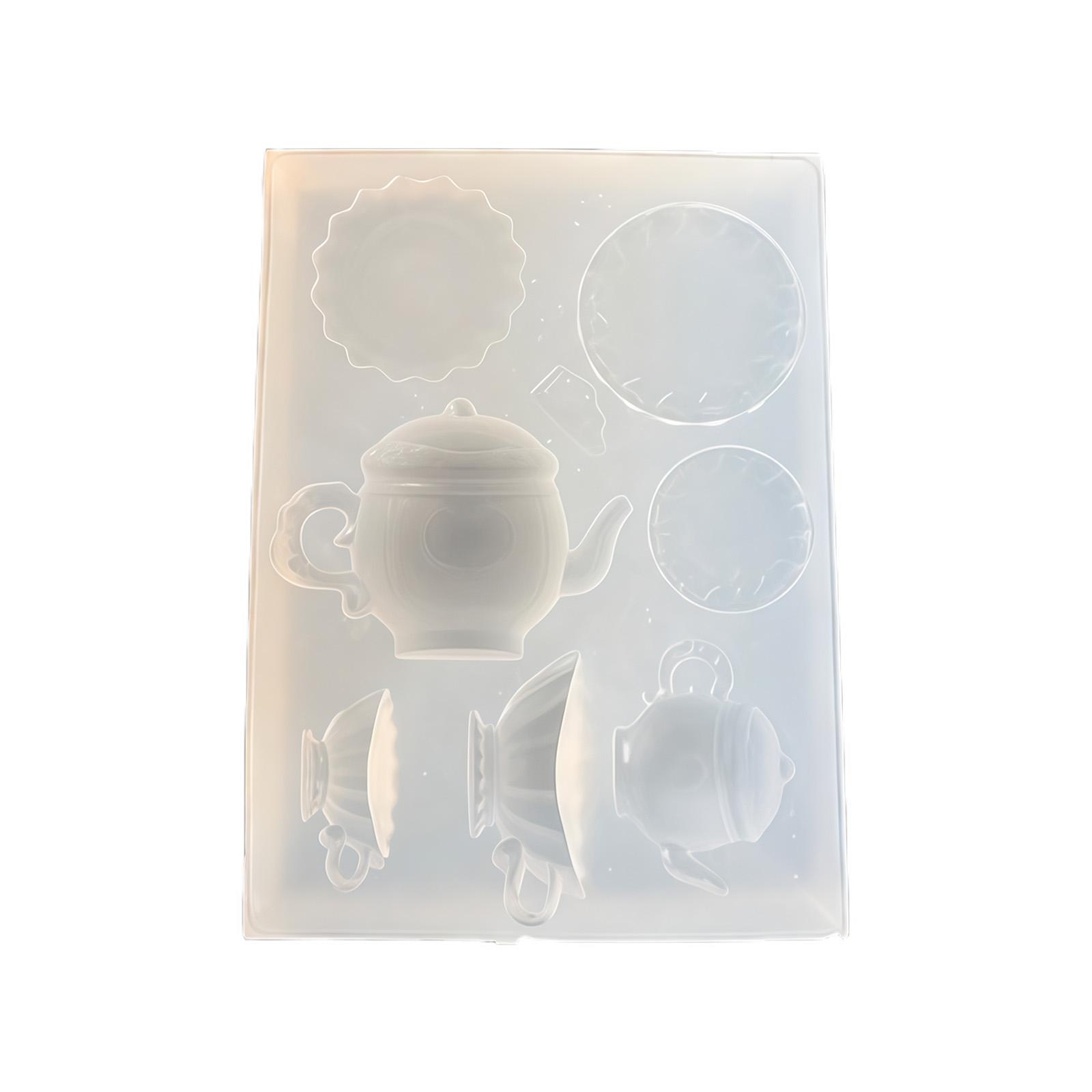 

Miniature Teapot Silicone Mold With Detachable Design Ideal For Polymer Clay And Fondant Creations 1