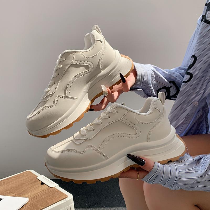 Women sneakers Spring Women's sports shoes New Fashionable Thick soled Ladies Casual Shoes