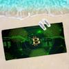 Funny Bitcoin Microfiber Printed Beach Towel Mountain Climbing Yoga Beach Swimming Running Absorbent Soft Towel
