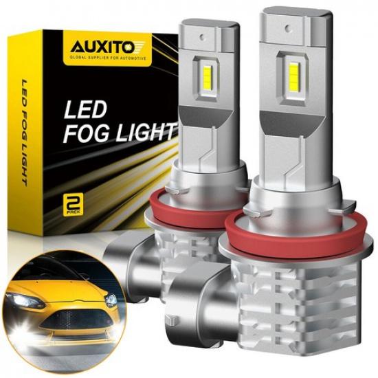 Auxito H11 Led Headlight Kit Low Beam Bulbs Super Bright 6500K Canbus Error Free