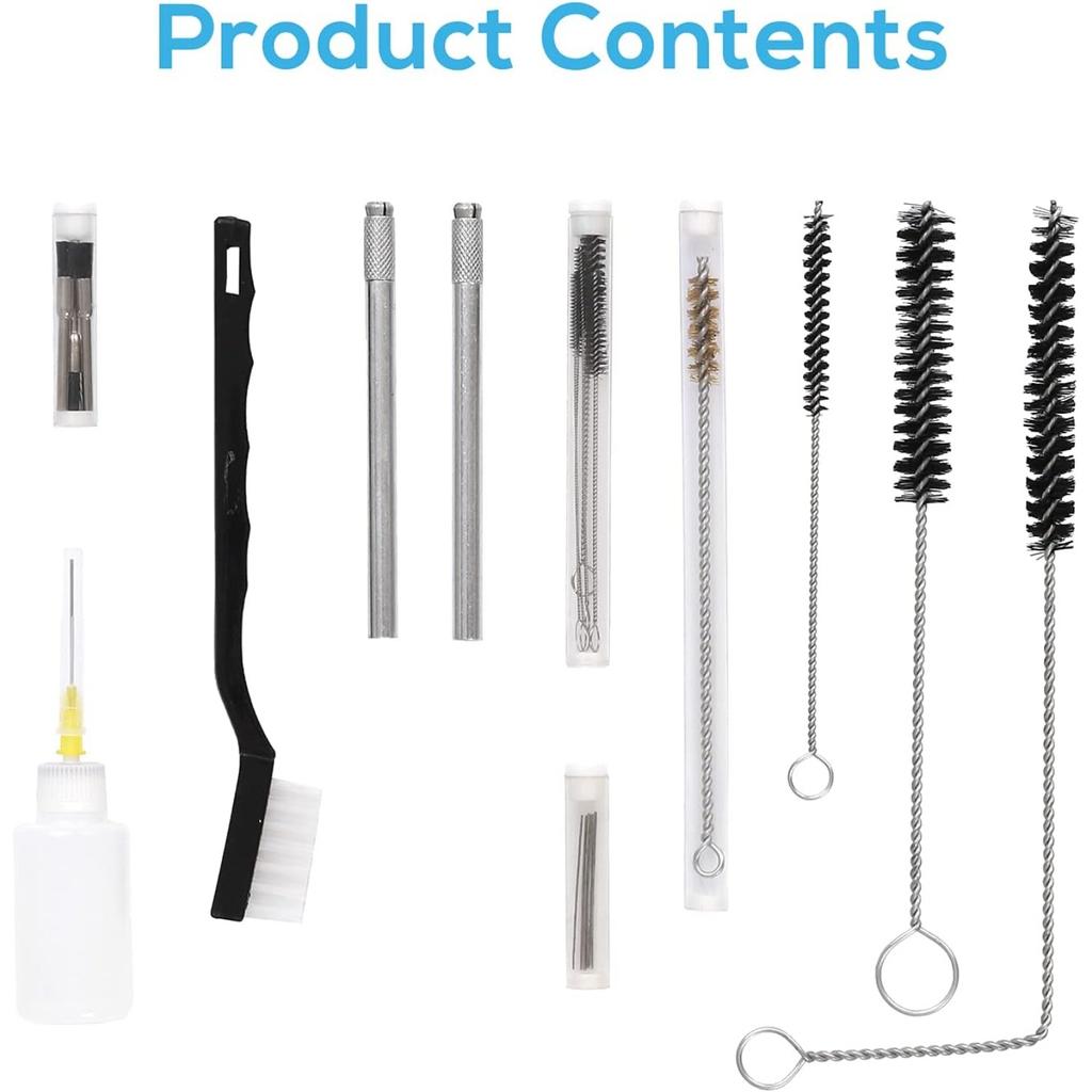 23 Pieces Professional Paint Spray Gun Cleaning Set with Case for HVLP Paint Guns, + 5 X Plug-In Filters (601S) Compressed Air Tools and Airbrush