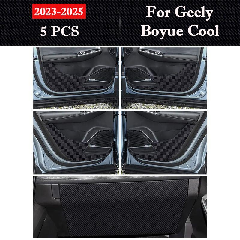 Für Geely Boyue Cool 2026-2026 Leder Auto Tür Anti-Tritt-Matte Schutzaufkleber Kratzfeste Folie Innenraumzubehör