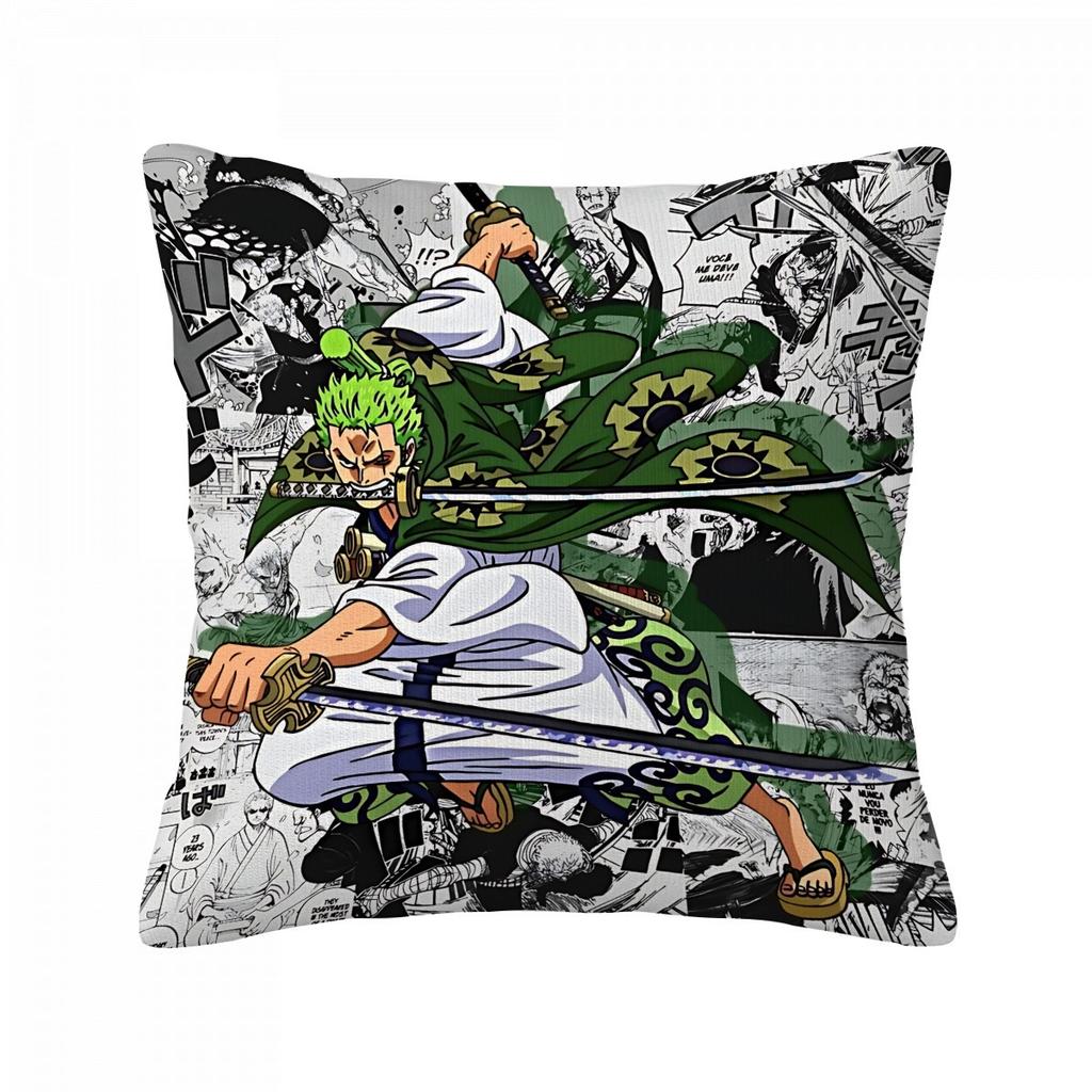 Federa Cuscino Monkey D Luffy One Piece Esclusiva per Fan Anime Edizione Limitata Decorazione a Tema Tesoro per Camera da Letto Stanza del Dormitorio