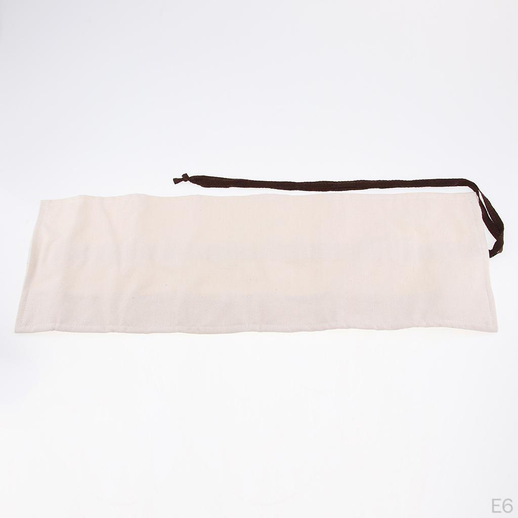 36/48/72 Hole Shape, Canvas Pencil Roll Pouch Pen Case Holder Organizer Bag Fountain