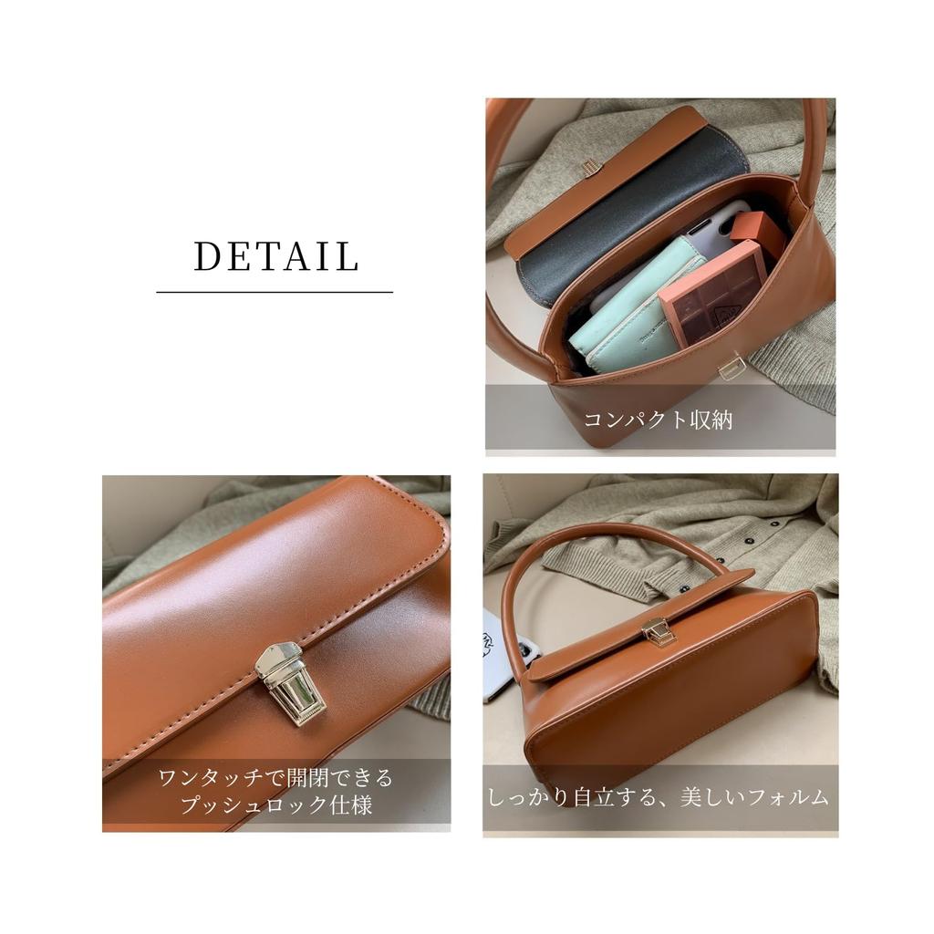 OZBERLI Shoulder Coordinating Commuting Suitable for Entrance and Kindergarten Handbag with Dress Korean Style Women's Bag/Handbag, Small, Compact,