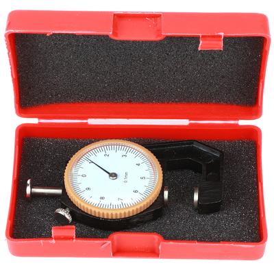 Thickness Gauge Black Portable Accurate Measuring Jewelry Leather Board Equipment 0?10mmFlat Head