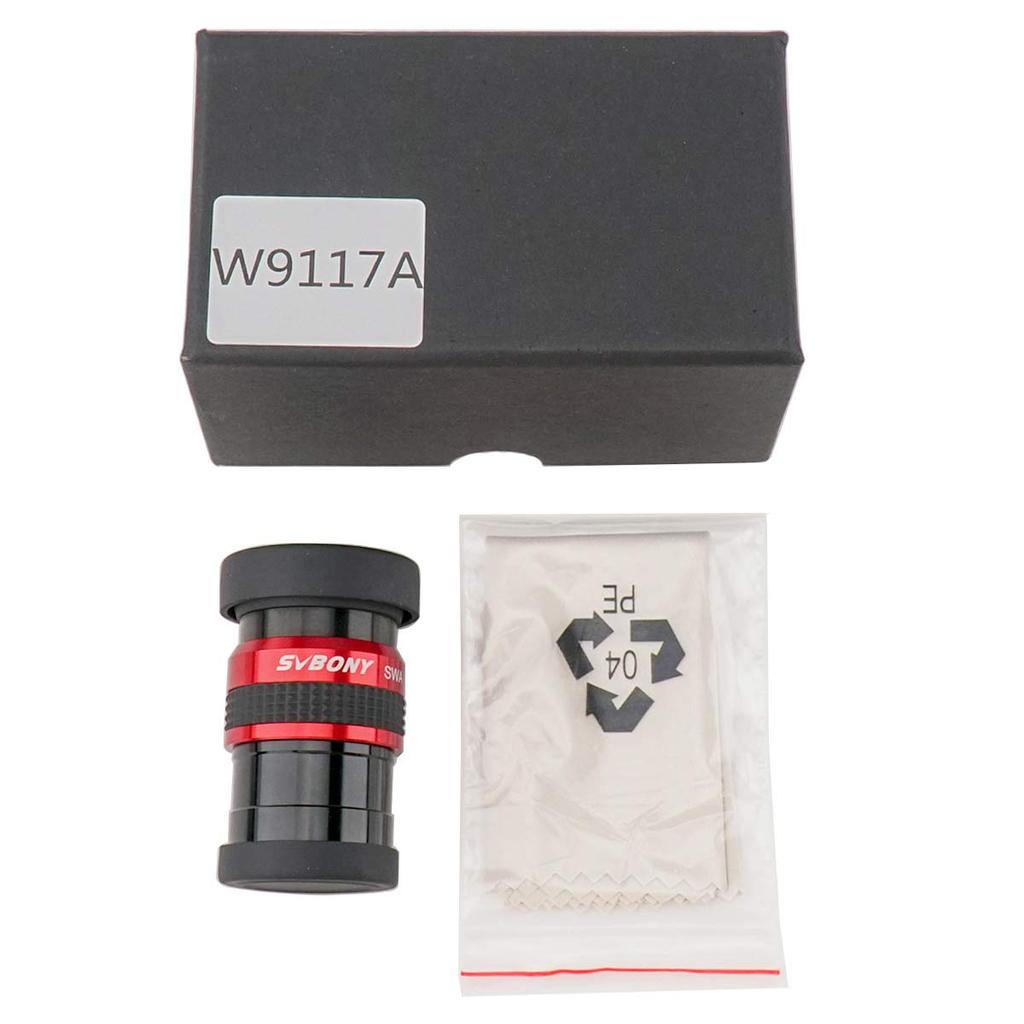 SVBONY SV154 Eyepiece Telescope 1.25" 70 Degree 15mm Ultra Wide Angle Twist-Up Eyecup Eyepiece for Astronomical Telescopes