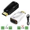 HDMI-zu-VGA-Kabelkonverter 1080P Audiokabelkonverter 3,5-mm-KlinkenAudio für PC Laptop Tablet TV-Box Computer-Display