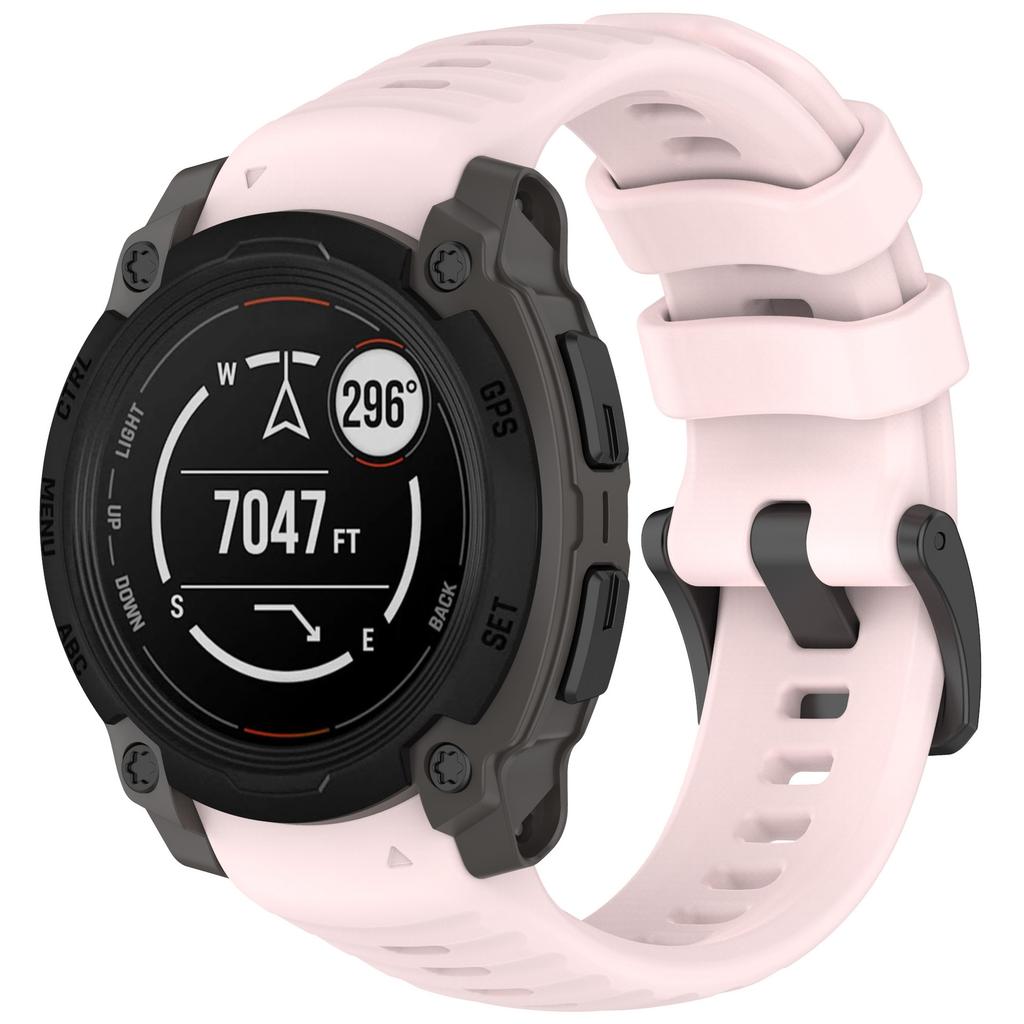 Sweat-resistant and Hypoallergenic Silicone Watch Band Precision Fit for Garmin Instinct E 40mm 45mm Replacement Sports Strap