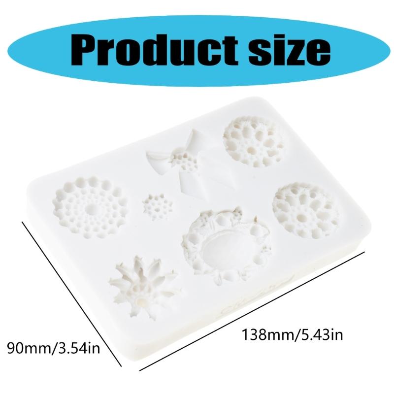 3D Jewelry Shape Silicone Rubber Flexible Food Safe Mould Clay Resin Ceramics Candy Fondant Candy Chocolate Soap Mould