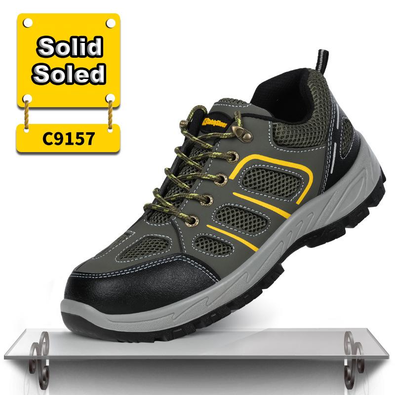 

Oulylan Low Cut Welding Labor Boots Men Anti-smashing Work Footwear Anti Puncture Indestructible Safety Shoes For Worker 46